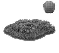 NUOBESTY 1pcs Feet Massager Cleaner Bathroom Massage Pad TPR Material Suction Cup Design Non-Slip Back Pad for Shower Body Caring and Exfoliation