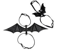 NUOBESTY 1set Bat Wings Pet Leash Cat for Walking Shopping Training Lightweight Comfortable Seasons for Halloween Parties