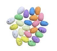 NUOBESTY 1set Colorful Simulated Quail Eggs Realistic Bird Eggs Decor for Easter and DIY Microlandscapes for Home and Party Decoration