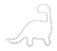 NUOBESTY 1Set Creative Dinosaur Shaped LED Neon Sign Night Light White Atmosphere Lamp for Bedroom Wall Decor for Parties Unique Decorative Light for Special Occasions