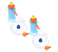 NUOBESTY 2 Pcs Nasal Irrigation System Nose Flusher for Pp Portable Easy to Clean Alleviate Congestion at Home the Go