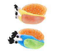 NUOBESTY 2 Pcs Snail Shape Cat Grinding Claw Interactive Teaser for Indoor Cats Stimulates Curiosity and Exercise Fun Playtime to Strengthen Random Color