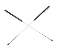 NUOBESTY 2 pcs Telescopic Magnetic Grabber Retrieving Tool with Pocket Clips Extendable Lightweight Pick Up for Screws Nuts Pins Portable Retractable Magnet for Workshop Use