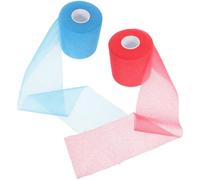 NUOBESTY 2 Rolls of Lightweight Elastic Athletic Wraps Made from Pu and Foams, Easy to Use Sports Tape for Wrists and Ankles, for Sports Bag the Car Use