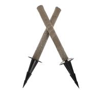 NUOBESTY 2 Sets Artificial Bonsai Tree Rods Replacement Trunk Poles 38cm Plastic Plant Insert Stakes for DIY Friendly Easy Assembly Bonsai Crafting in Yard and Balcony Arrangements