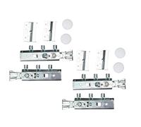 NUOBESTY 2 Sets Heavy Duty Steel Cabinet Hanger with Anti Skid Support