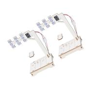 NUOBESTY 2 Sets Traffic Light Lamp Stem for DIY Wooden Assembly Science Kit for Hands Learning Family Engagement Educational Playset for Curiosity Logic Development