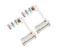 NUOBESTY 2 Sets Wooden Traffic Light DIY Kit for Stem Science Educational Realistic Traffic Signal Model for Learning and Safety Awareness DIY Assembly Crosswalk Signal