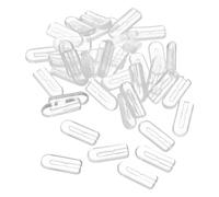 NUOBESTY 20 Pairs Soft Silicone Nose Pads for Glasses, Non-Slip Push-In Replacement Nose Bridge Cushions, Compatible with Spectacles and Sunglasses for Comfortable Eyewear Fit