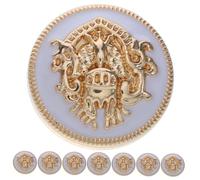 NUOBESTY 20 pcs Small Metal Coat Buttons Vintage Decorative Suit Buttons for Jackets Uniforms Durable Sturdy Design Multipurpose Sewing Accessories for Clothing