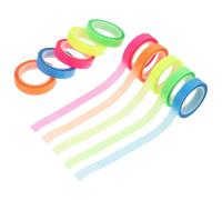 NUOBESTY 20 Rolls Highlighter Tape Rolls for Reading with Waterproof Pet Material, Soft Texture and Frosted Design, Book Tabs for Annotating Books and Handwritten Remarks