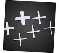 NUOBESTY 2000pcs Tile Spacers Cross Grout Spacers for Wall Floor Tiling Durable Pe Material Essential Installation Tool for Neat Tile Alignment