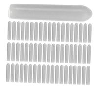 NUOBESTY 200pcs Dishwasher Rack End Caps Made of Sturdy Rubber and Pvc for Rust Prevention and Reusable Protection, Easy to Install Cover Caps for Dishwasher Rack Tips, for Homeowners