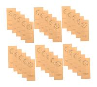 NUOBESTY 200pcs Kraft Paper Thank You Stickers Adhesive Sealing Labels for Boxes Envelopes Packaging Easy Peel Off No Residue Secure Seal for Handmade Small Business Holiday Use