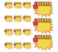 NUOBESTY 200pcs Large Writable Paper Price Tags for Retail Signs Merchandise Card Labels for Store Shelf Display Blank Big Retail Store Paper Signs