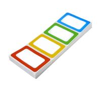 NUOBESTY 200Pcs Self-Adhesive Blank Name Tag Stickers Writable Labels for Item Storage and Classification for School Office Kitchen Organization