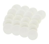 NUOBESTY 200pcs White round Aroma Pendant Pads 30mm Essential Oil Diffuser Cotton Fiber Refillable Aromatherapy Pads for Home Fragrance Reed Diffuser Accessories