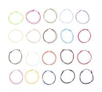 NUOBESTY 20pcs Adjustable Puppy Id Collars - 20 Colors Soft Whelping Collars For Newborn Pet - Identification Neck Bands For Small Puppies & Kittens