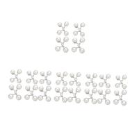 NUOBESTY 20pcs Adjustable Waist Buttons No Sew Reusable Clips for Jeans Design Easy to Use for Casual Formal Wear
