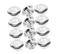 NUOBESTY 20Pcs Desk Cable Grommets Wire Organizers for Desk Hole Covers Stylish and Easy to Install Cable Management for Home Office Chrome Finish