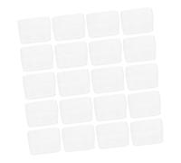 NUOBESTY 20pcs DIY Plastic Candle Containers Flame-Retardant Acrylic Candle Shells for Making Square Wax Melt Boxes for Paraffin Soy Palm Beeswax and Party Decoration