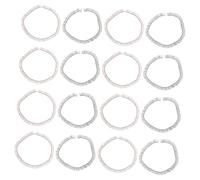 NUOBESTY 20pcs Doll Eyelash Strips Decorative DIY Craft False Lashes for Dolls Black Brown Each for Craft Projects Accessories