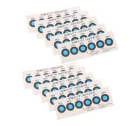 NUOBESTY 20pcs Humidity Indicator Cards Portable Moisture Detection with Color Change Reusable Design for Accurate Humidity Control in Homes Offices Warehouses Laboratories