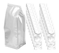 NUOBESTY 20pcs Large Aluminum Foil Grease Bags with Sealing Strips Portable Waste Cooking Oil Storage Pouch for Bbq Sandwiches Hot Dog Leak-resistant Fat Holder for Kitchen Organization and