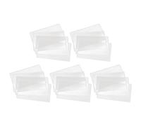 NUOBESTY 20pcs Large Currency Collection Protective Bags, Hard Plastic Paper Money Holders with Stamp Protective Covers, Commemorative Banknote Pouches for Collectors and Storage