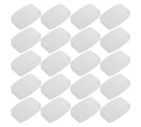 NUOBESTY 20pcs Plastic Rail End Caps for Venetian Blinds, White Bottom Rail