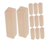 NUOBESTY 20pcs Unfinished Wood Blocks for Crafting Pine Cubes for DIY Projects Home Decor Painting and Whittling for Beginners and Enthusiasts