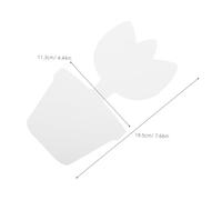 NUOBESTY 20pcs Unpainted Cardboard Flower Pot Shapes DIY Paper Craft Flowers for Spring Art Supplies Easy Assembly Blank Cutouts for Coloring and Creative Pot Projects