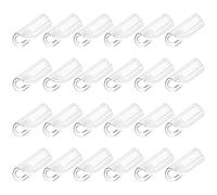 NUOBESTY 24 Pcs Curtain Rod Hanger Hooks for Vertical Blinds PVC Blind Wand Replacement Accessories Lightweight Unique Shape Hooks for Home and Office Shutter Matching