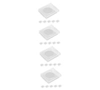 NUOBESTY 24pcs Button Cover Switch Cover Protector for Push Button Box for Emergency Stop and Wall Switch Protection