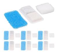 NUOBESTY 24pcs Cat Fountain Replacement Filters with Pre-filter Sponges for Automatic Water Dispenser Advanced Filtration Sponge Filter Kit for Pure Drinking Water Maintenance