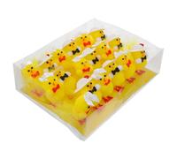 NUOBESTY 24Pcs Easter Mini Plush Chicks Set - Small Fluffy Chicken for Party Favors and Table Decor, Cute Easter Stuffed Animals for Spring Celebration and Filling