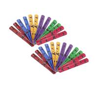 NUOBESTY 24pcs Halloween Snap Wrist Slap Bracelets Bulk with Ninja Cartoon Design DIY Blank Silicone Bands for Party Favors School Crafts and Holiday Entertainment