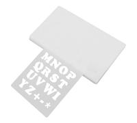 NUOBESTY 24Sheets Reusable Painting Alphabet Stencils Creative Graffiti Templates for DIY Art Projects Scrapbooking and Wall Decoration Precision Cut for Smooth Lines