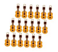 NUOBESTY 25pcs Guitar Charms Pendant Durable Music Theme Jewelry Making Accessories for DIY Bracelets Necklaces Keychains Artistic Design Craft Supplies