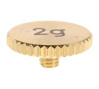 NUOBESTY 2g Turntable Headshell Counterweight for Vinyl Record Player Stylus with Gold Weight for Precise Tracking and Balanced Sound Performance