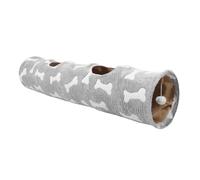 NUOBESTY 2holes Pet Cat Tunnel Toy Interactive Collapsible Tunnel Balls for Indoor Use Cozy Hideout for Kittens and Small Animals Fun Playtime