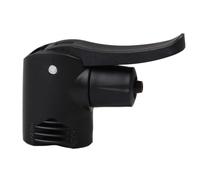 NUOBESTY 2pc Dual-purpose Tire Inflator Adapter Nozzle for French American Valves Black Pump Connector Compatible with Air Inflators Easy-use Tire Valve Adaptor for Bike Vehicle Maintenance