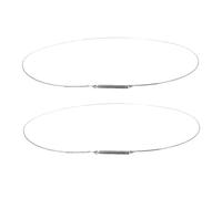 NUOBESTY 2pc Heavy-duty Washing Machine Door Seal Ring Boot Steel Retaining Ring Compatible with Front Load Washer Efficient and Reliable Laundry Accessory