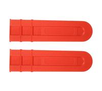 NUOBESTY 2pcs 16-inch Chainsaw Guide Bar Cover Protective Sleeve 39cm Length Plastic Scabbard Universal Fit for Garden and Outdoor Power Tools