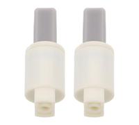 NUOBESTY 2pcs 24mm Soft Close Toilet Seat Dampers with Noise-reducing Buffer Pads, Quiet Slow-Closing Lid Connectors for Bathroom Toilet Seat Repair and Replacement
