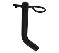 NUOBESTY 2Pcs 5/8-Inch Trailer Hitch Pin with R-Clip, Black Steel Locking Trailer Pins for 2-Inch Receiver, Compatible with Car, Truck, Atv Towing and Rv Safety Chain Connector