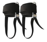 NUOBESTY 2pcs Adjustable Gym Ankle Straps for Working with Polyester and Eva Material, Comfortable Touching Feeling, for Leg Training and Exercising on Cable Machines