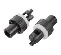 NUOBESTY 2pcs Anti-leakage Inflate Valve Adapter for Kayak and Inflatable Boat, Pvc Material with 6 Holes Air Valves, Convenient and Fast Airing Tool for Outdoor Water Sports Accessories