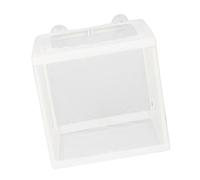 NUOBESTY 2PCS Aquarium Fish Breeding Separation Box with Suction Cups Small Tropical Fish Hatchery Incubator Tank for Increased Fry Survival Easy to Install Isolation Breeder Random Color