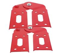 NUOBESTY 2pcs Attic Ladder Hinge Joint Connector Lightweight Aluminum Alloy Folding Ladder Parts Durable Replacement for Commercial Use Reliable Support for High Traffic Environments